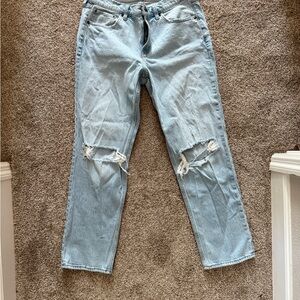Abercrombie & Fitch the 90s straight Mid Rise Jeans